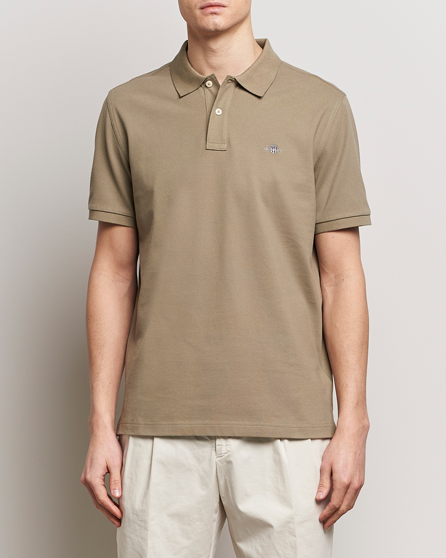 Herre | Polotrøjer | GANT | The Original Polo Dried Clay