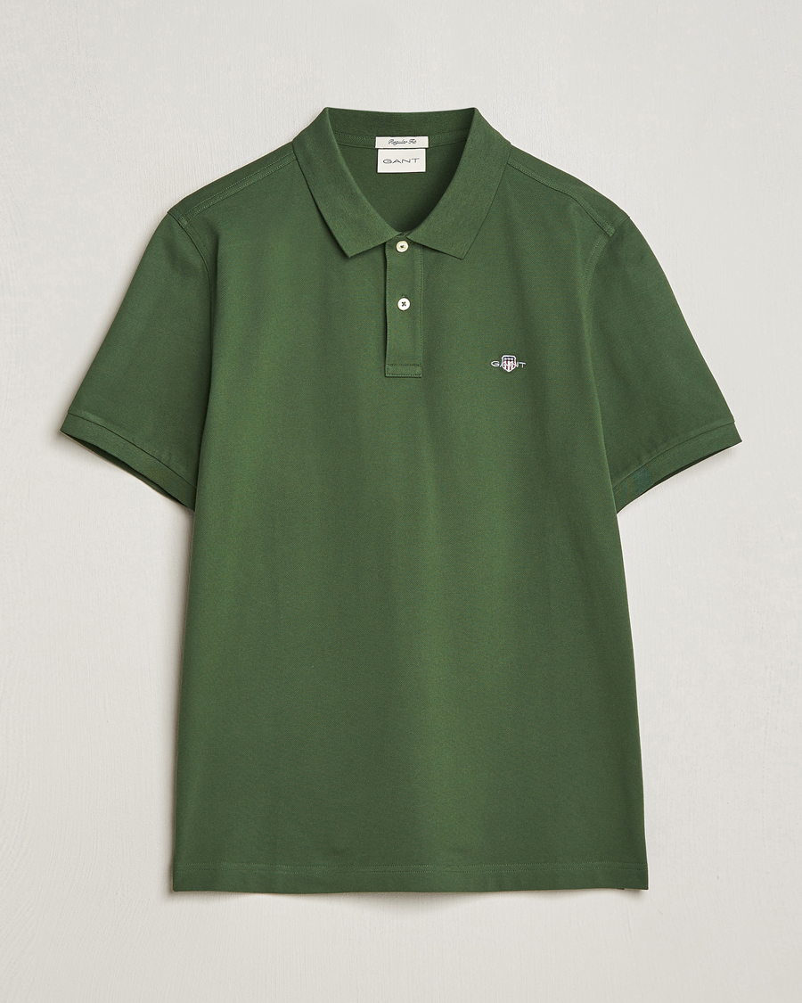 Herre | Polotrøjer | GANT | The Original Polo Pine Green