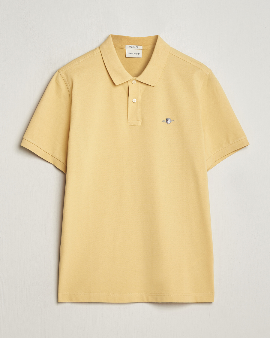 Herre | Polotrøjer | GANT | The Original Polo Dusty Yellow