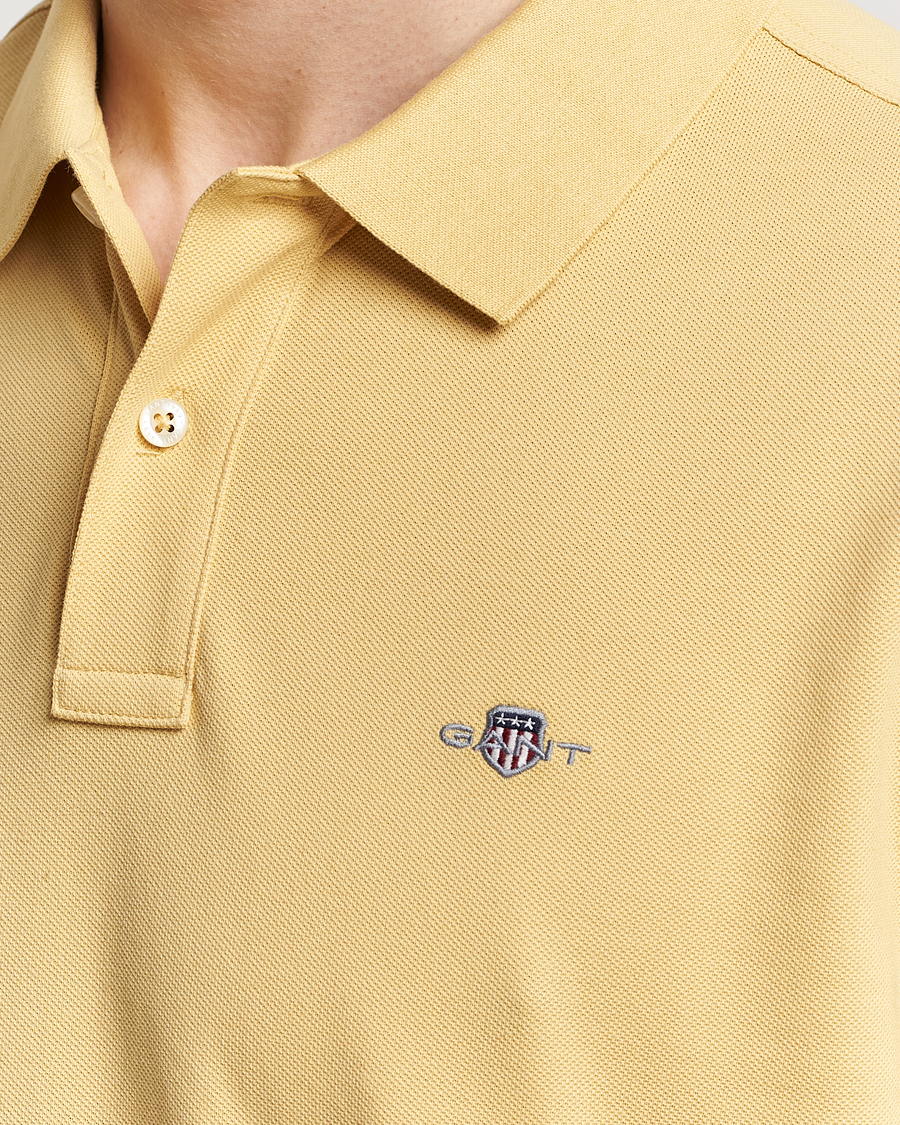 Herre | Polotrøjer | GANT | The Original Polo Dusty Yellow
