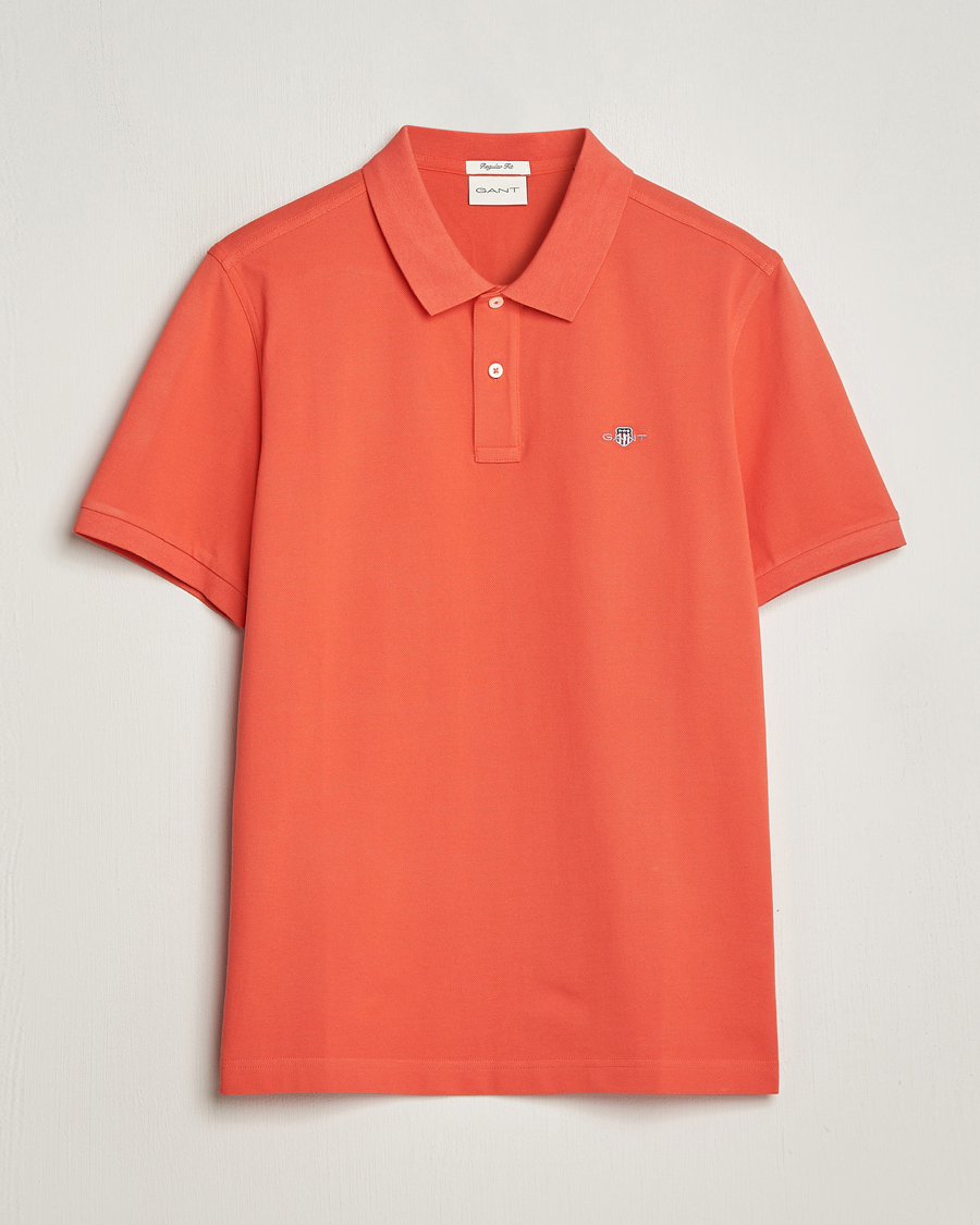 Herre | Polotrøjer | GANT | The Original Polo Burnt Orange