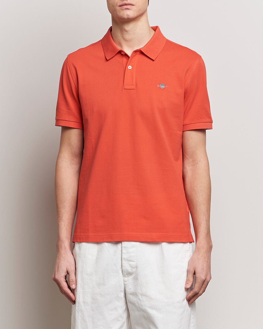 Herre | Polotrøjer | GANT | The Original Polo Burnt Orange