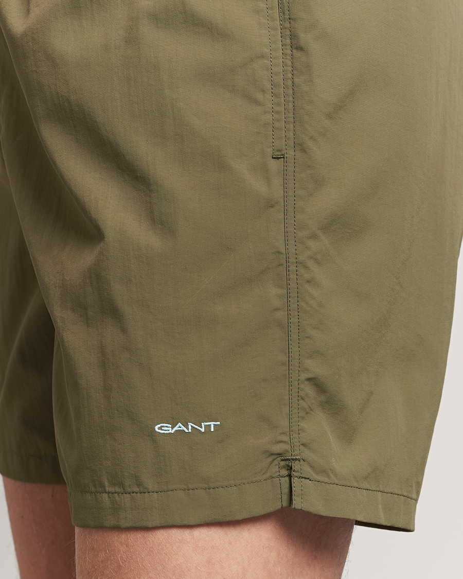 Herre | Badebukser | GANT | Basic Swimshorts Juniper Green