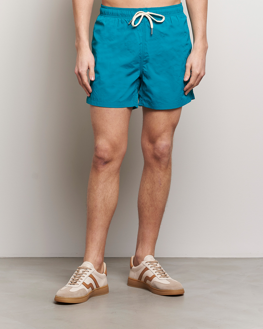 Herre | Badebukser | GANT | Basic Swimshorts Ocean Turquoise