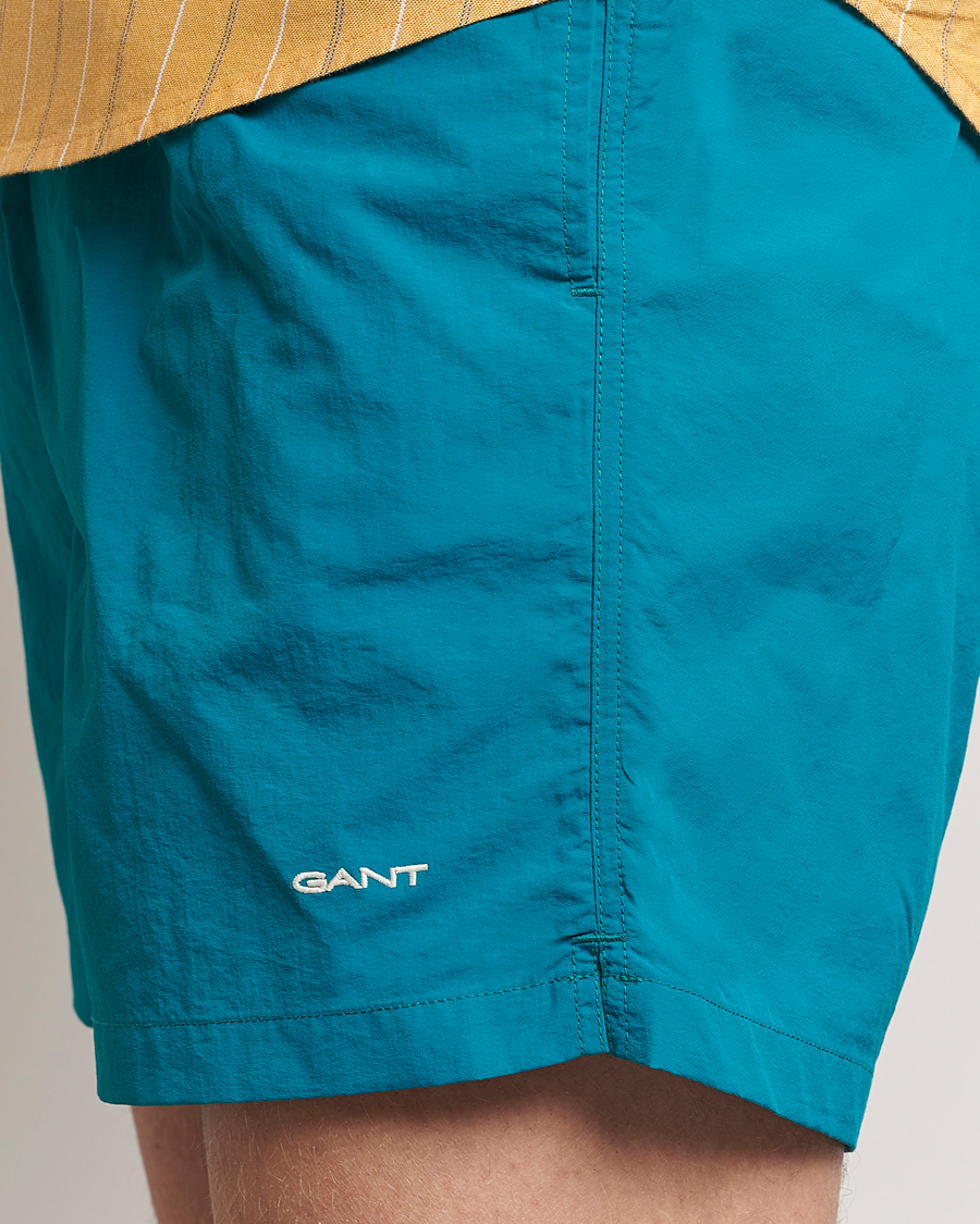 Herre | Badebukser | GANT | Basic Swimshorts Ocean Turquoise