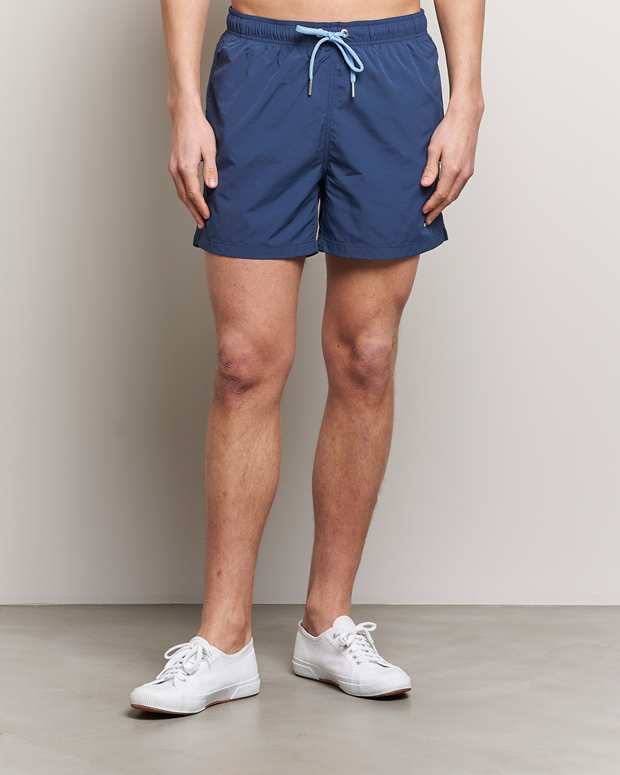 Herre | Badebukser | Gant | Basic Swimshorts Dusty Blue Sea