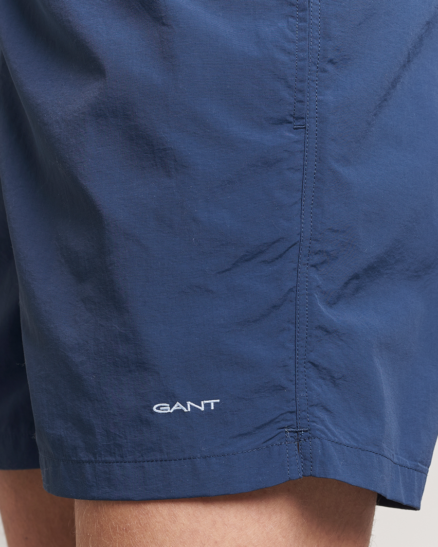 Herre | Badebukser | Gant | Basic Swimshorts Dusty Blue Sea