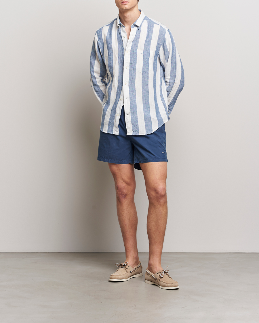 Herre | Badebukser | GANT | Sunbleached Swimshorts Dusty Blue Sea