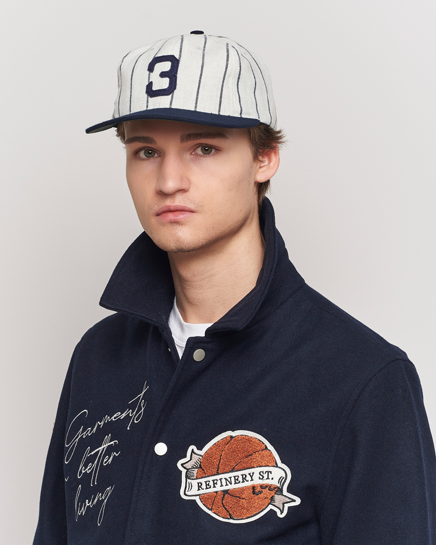 Herre | Tilbehør | Ebbets Field Flannels | Made in USA Babe Ruth 1932 Signature Series Cap White