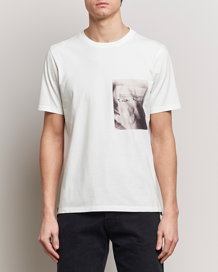 Herre | Kortærmede t-shirts | Paul Smith | Organic Cotton Printed T-Shirt White