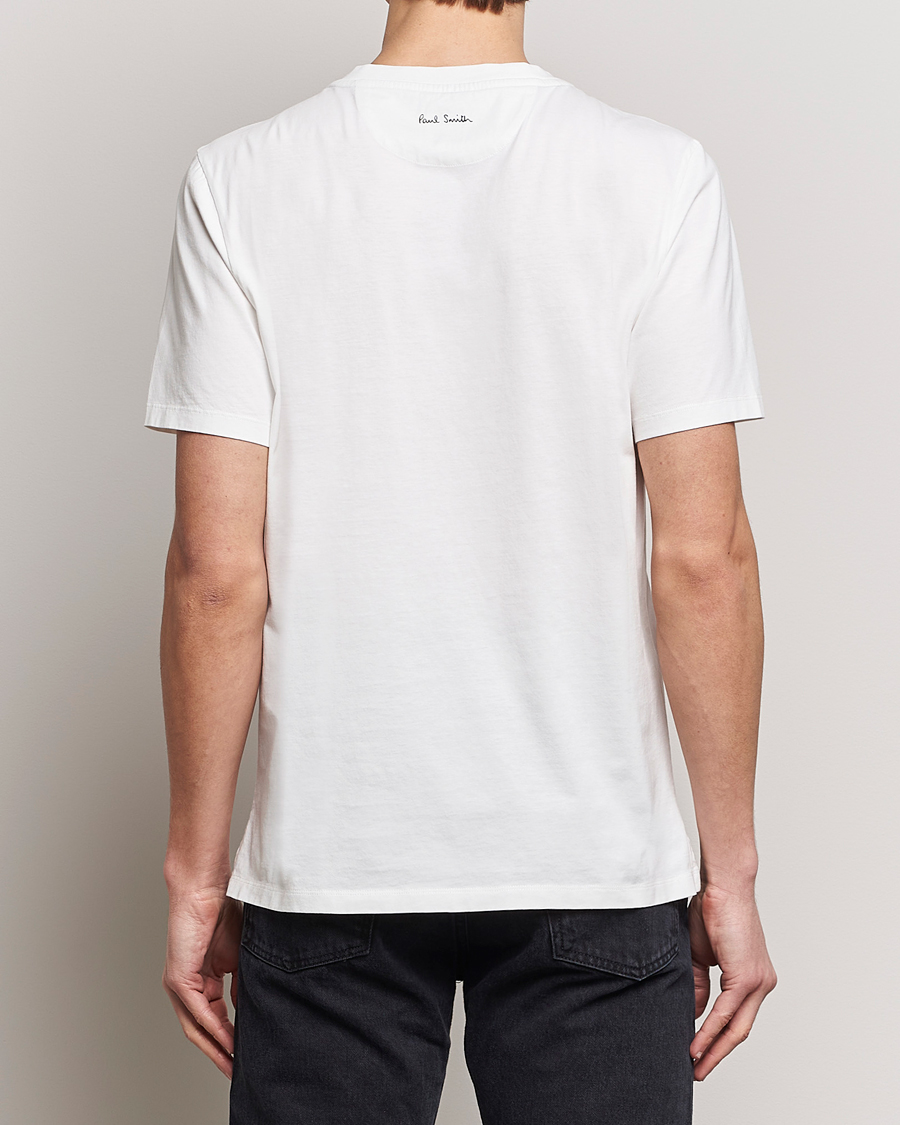 Herre | T-Shirts | Paul Smith | Organic Cotton Printed T-Shirt White