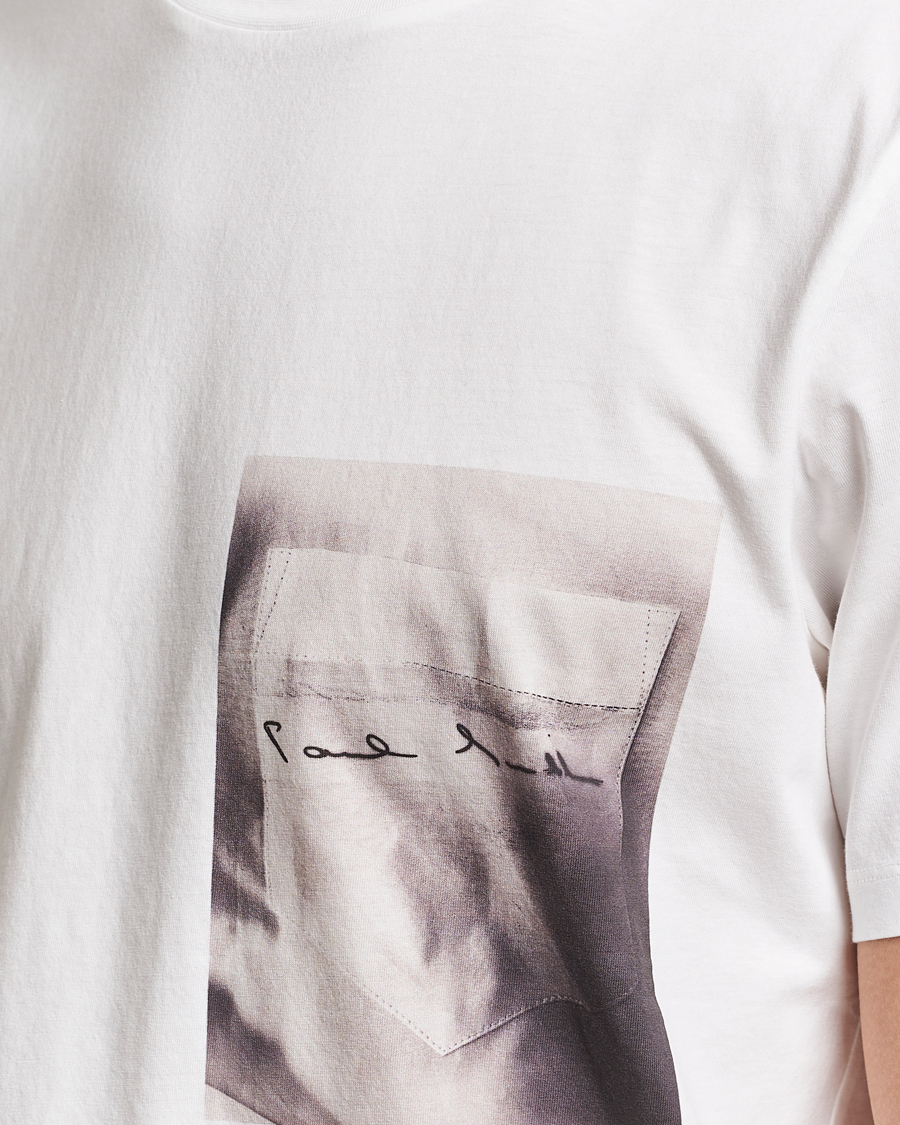 Herre | T-Shirts | Paul Smith | Organic Cotton Printed T-Shirt White