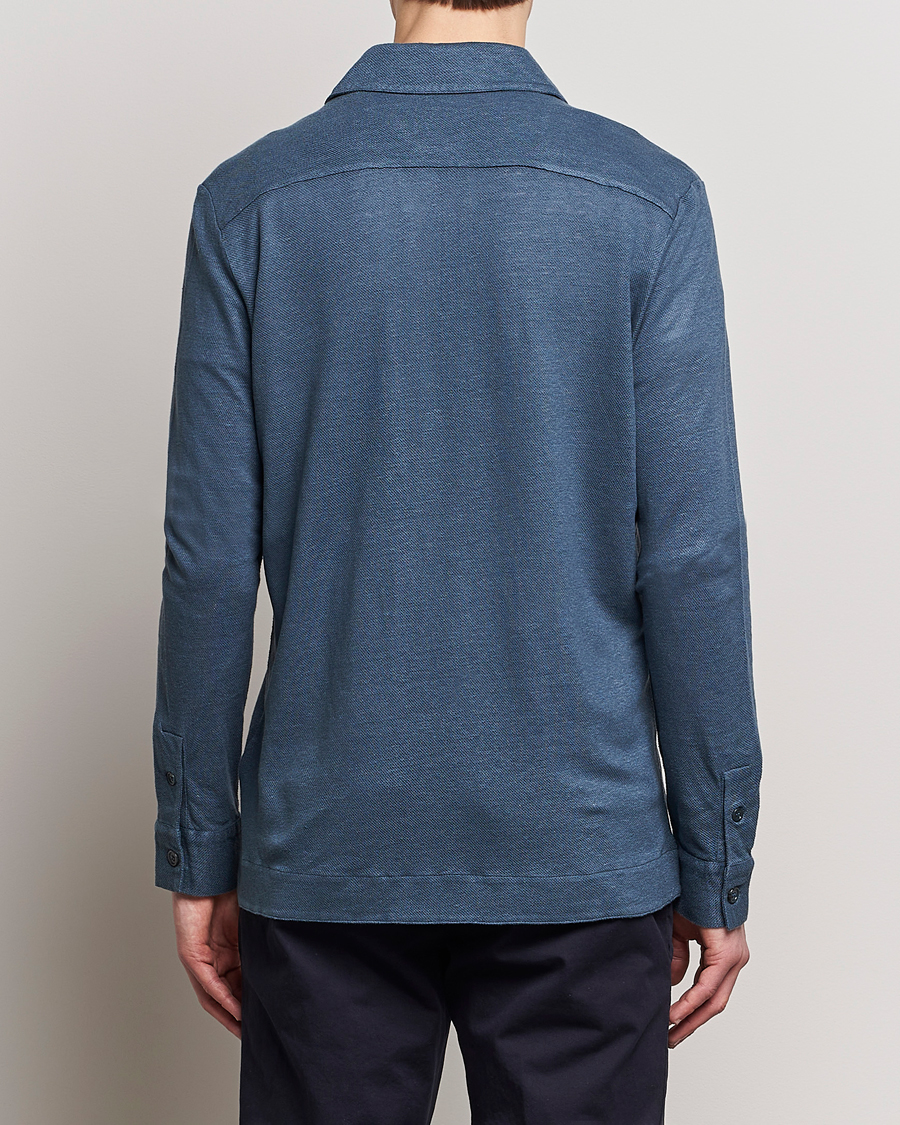 Herre | Skjorter | Paul Smith | Linen Jersey Shirt Blue