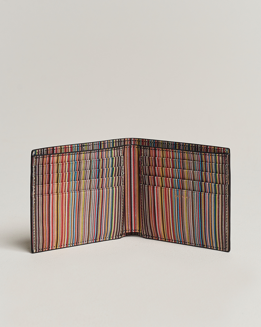 Herr | Vanliga plånböcker | Paul Smith | Signature Stripe Wallet Black