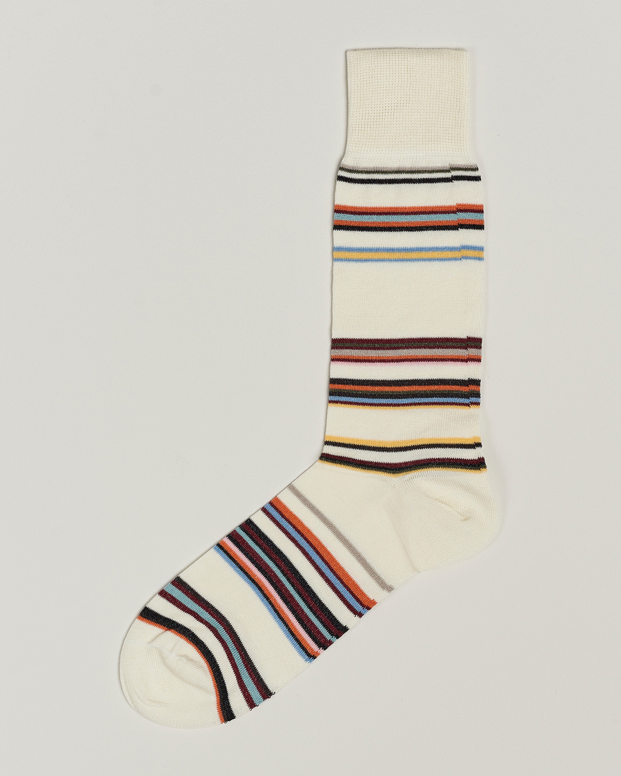 Herre | Undertøj | Paul Smith | Flavio Signature Stripe Socks White