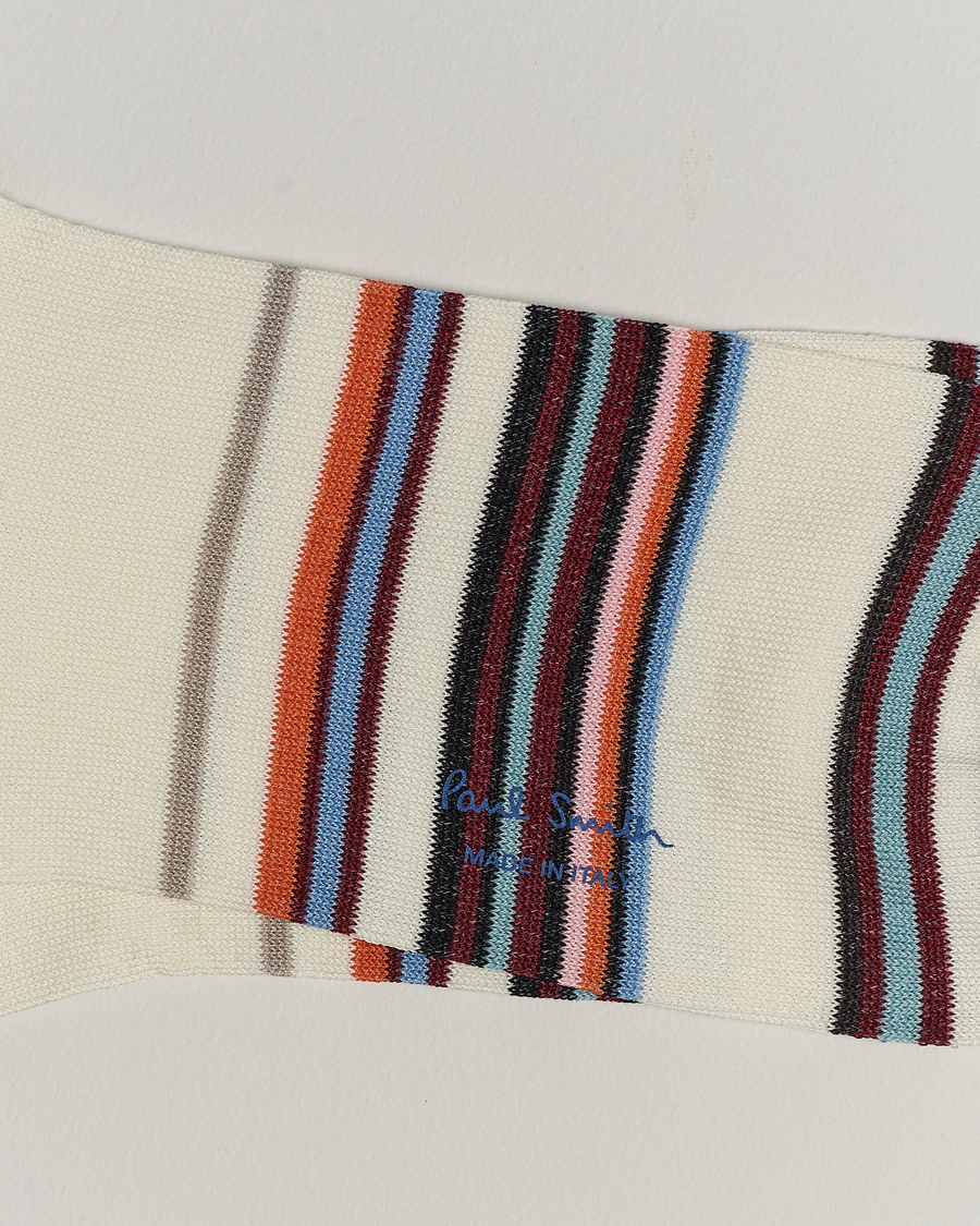 Herre | Undertøj | Paul Smith | Flavio Signature Stripe Socks White