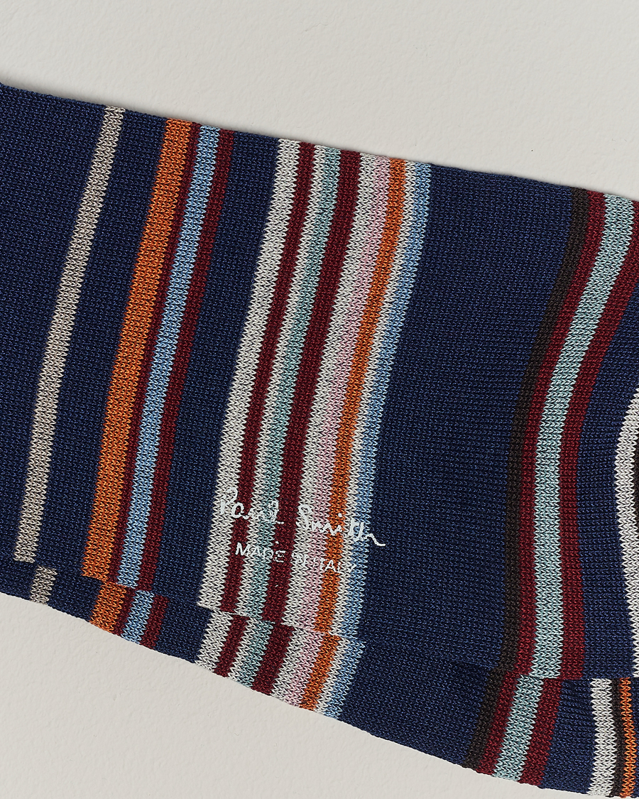Herre | Almindelige sokker | Paul Smith | Flavio Signature Stripe Socks Blue