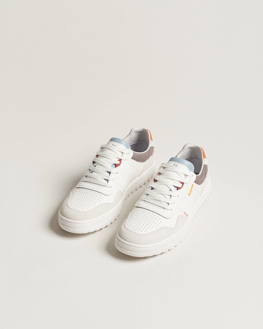 Herre |  | PS Paul Smith | Ellis Leather/Suede Sneaker White