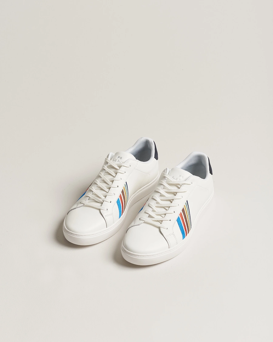 Herre | Paul Smith | PS Paul Smith | Rex Embroidery Leather Sneaker White