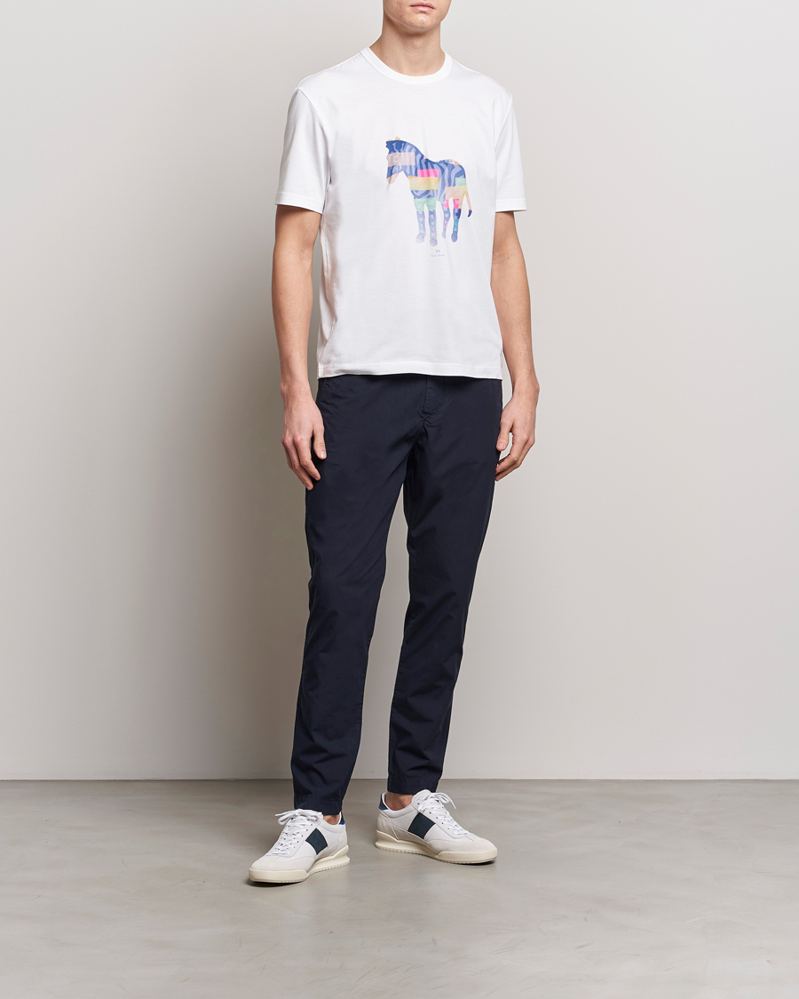 Herre | Bukser | PS Paul Smith | Cotton Drawstring Trousers Navy