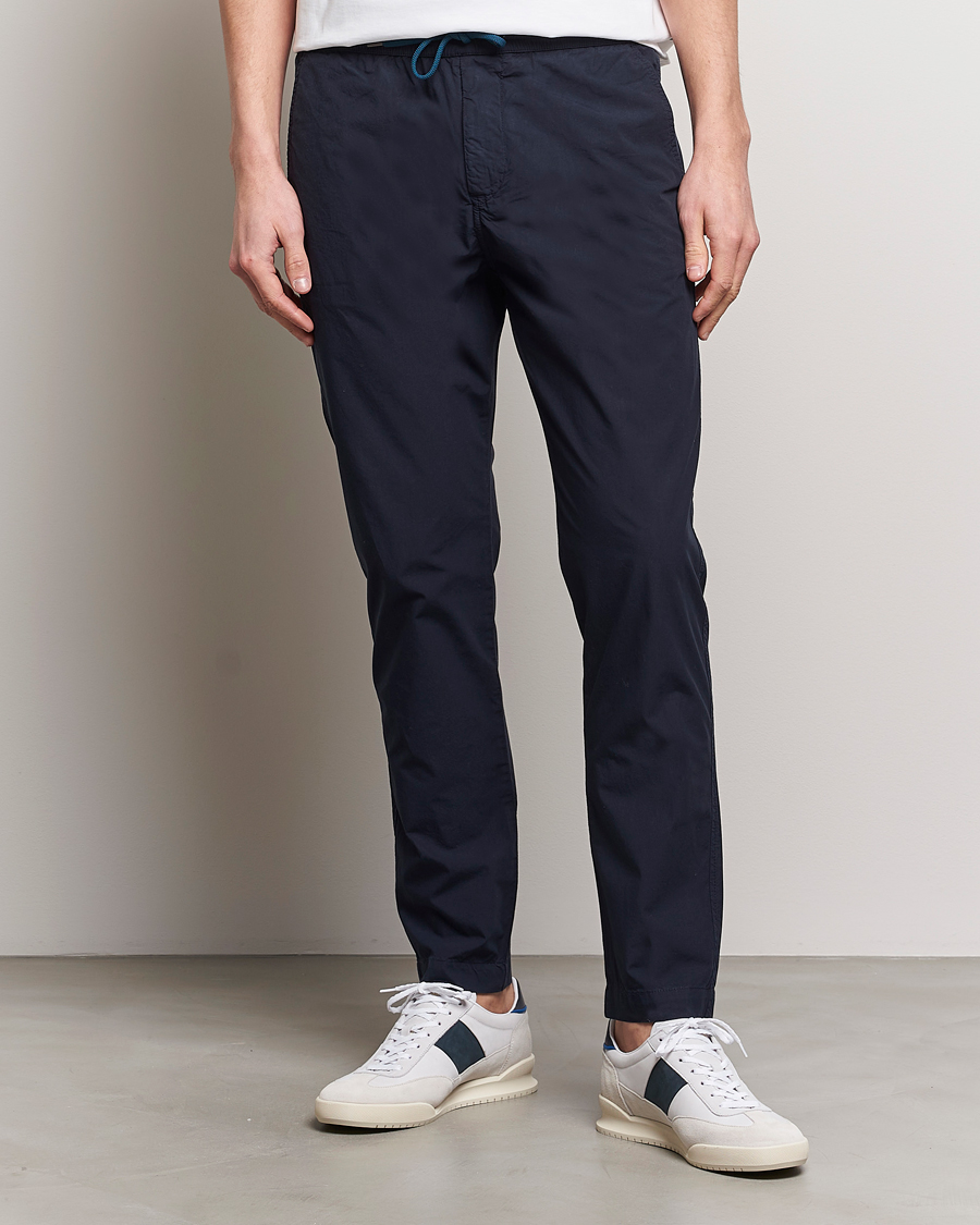 Herre | Afdelinger | PS Paul Smith | Cotton Drawstring Trousers Navy