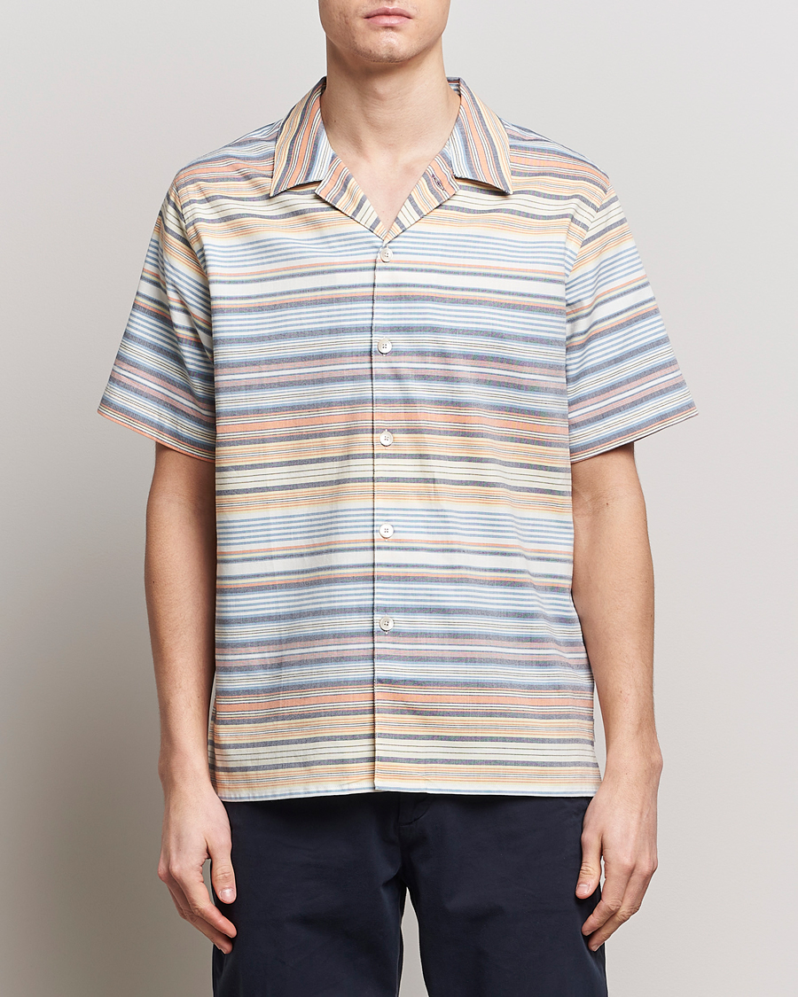 Herre | Kortærmede skjorter | PS Paul Smith | Striped Resort Short Sleeve Shirt Multi 