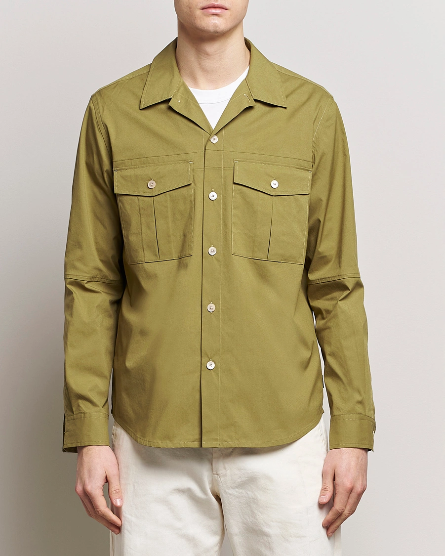 Herre | Shirt Jackets | PS Paul Smith | Utility Shirt Khaki Green