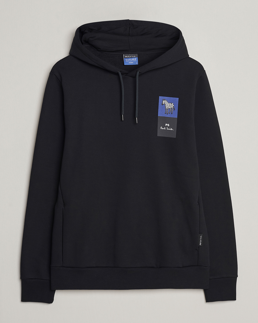 Herre | Trøjer | PS Paul Smith | Zebra Hoodie Black