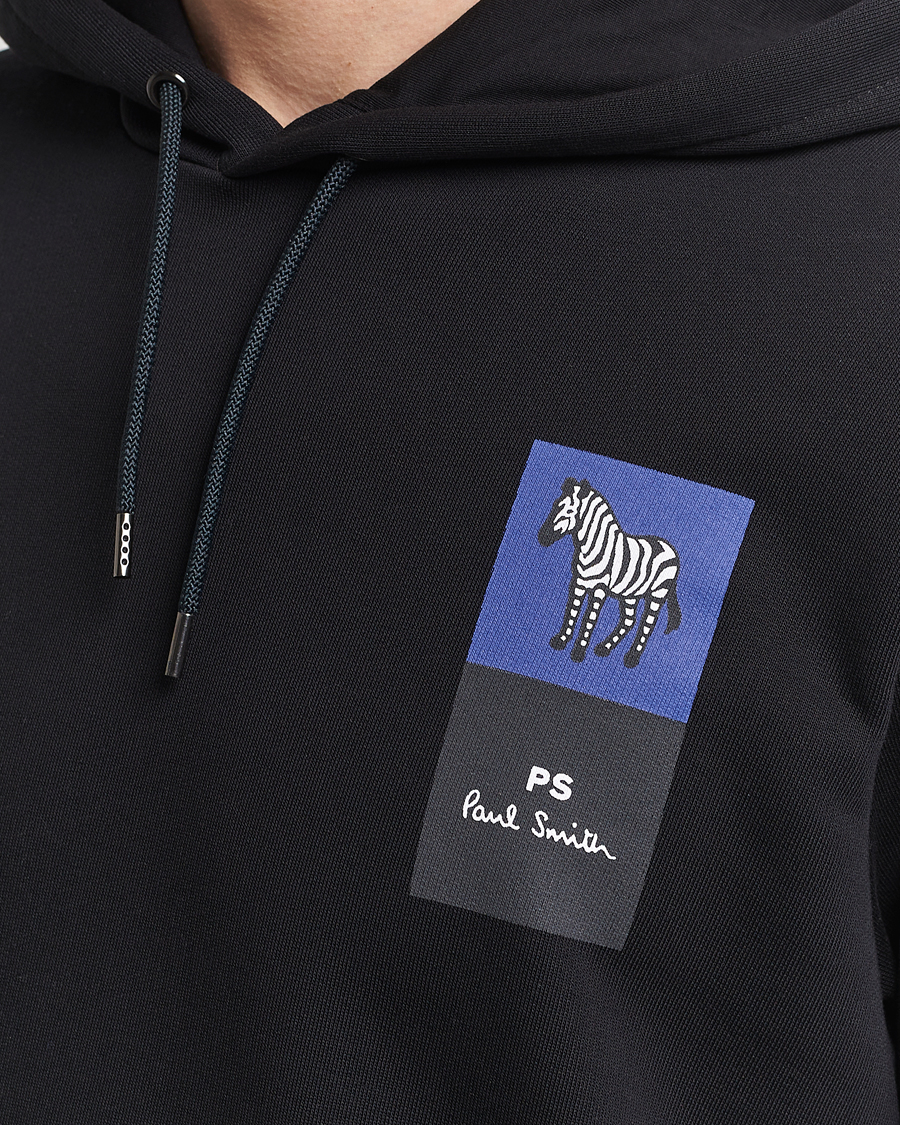 Herre | Trøjer | PS Paul Smith | Zebra Hoodie Black