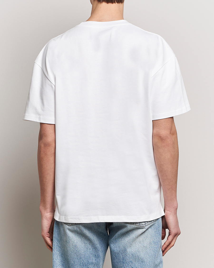 Herre | T-Shirts | Bread & Boxers | Textured Heavy Crew Neck T-Shirt White