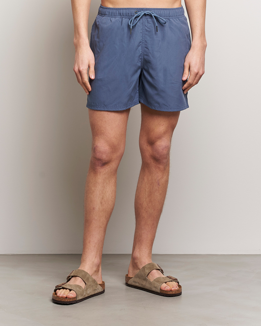 Herre | Tøj | Bread & Boxers | Swimshorts Denim Blue