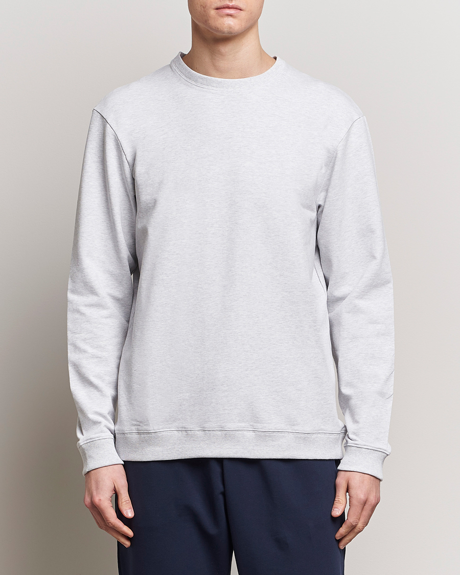Herre | Grå sweatshirts | Bread & Boxers | Loungewear Crew Neck Sweatshirt Light Grey Melange