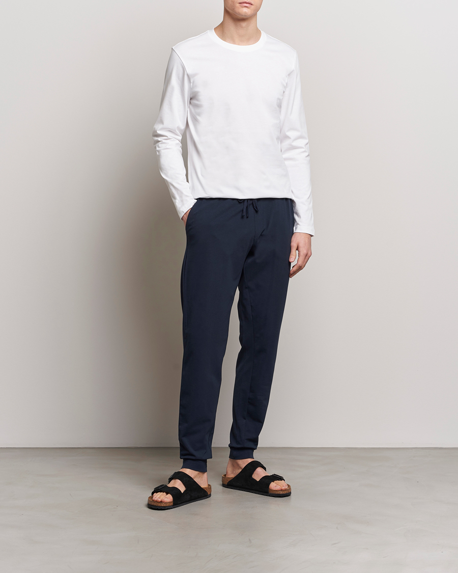 Herre | T-Shirts | Bread & Boxers | Long Sleeve T-Shirt White