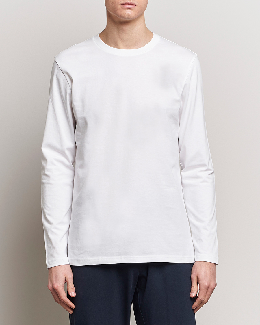 Herre | Snart på lager | Bread & Boxers | Long Sleeve T-Shirt White