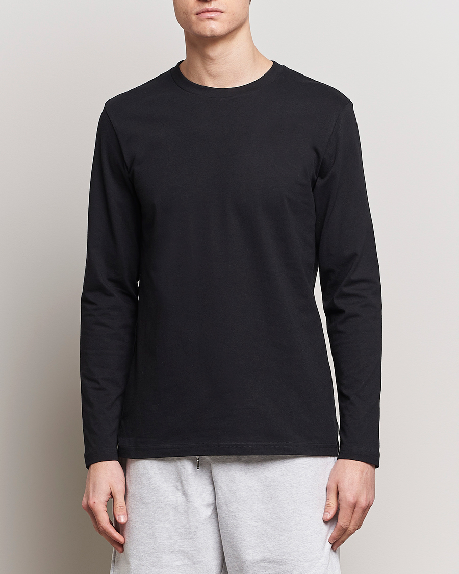 Herre | Sorte t-shirts | Bread & Boxers | Long Sleeve T-Shirt Black