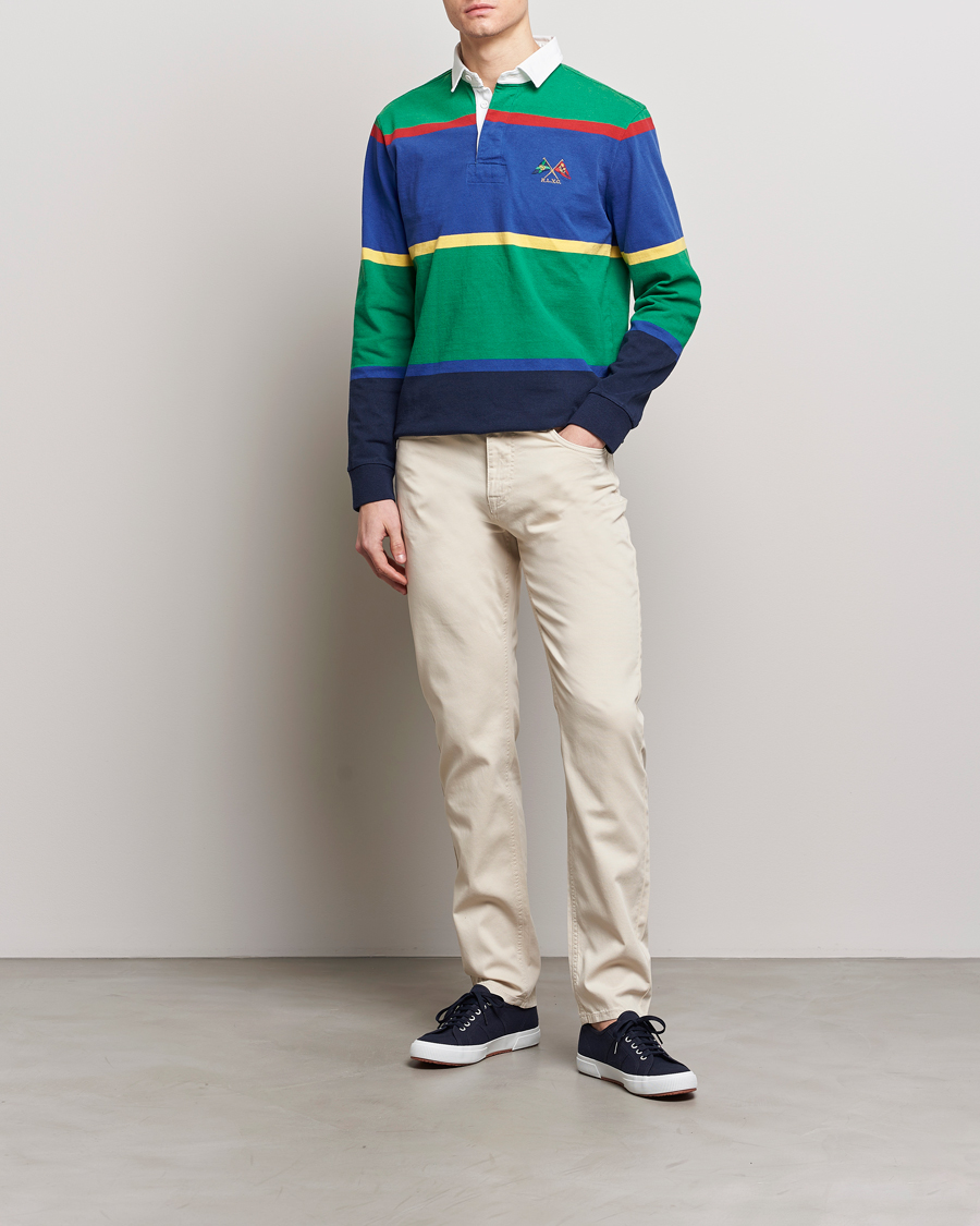 Herre | Bukser | Morris | James Structured 5-Pocket Trousers Off White