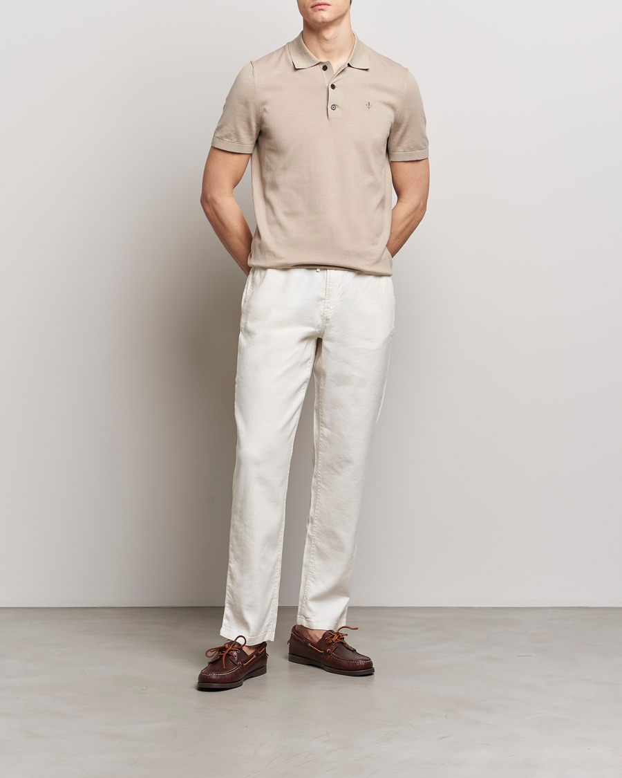 Herre | Bukser | Morris | Fenix Linen Slacks Off White