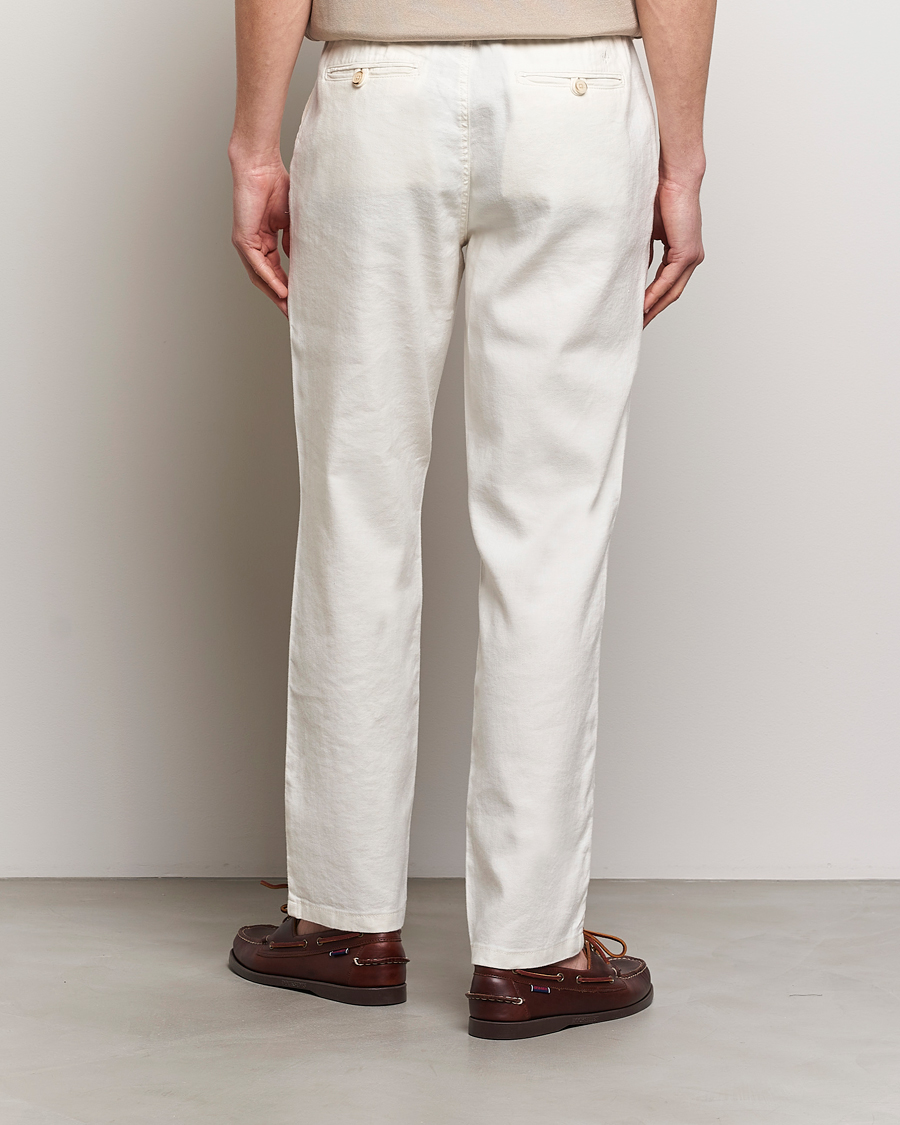 Herre | Bukser | Morris | Fenix Linen Slacks Off White