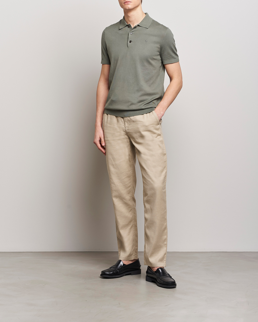 Herre | Bukser | Morris | Fenix Linen Slacks Khaki