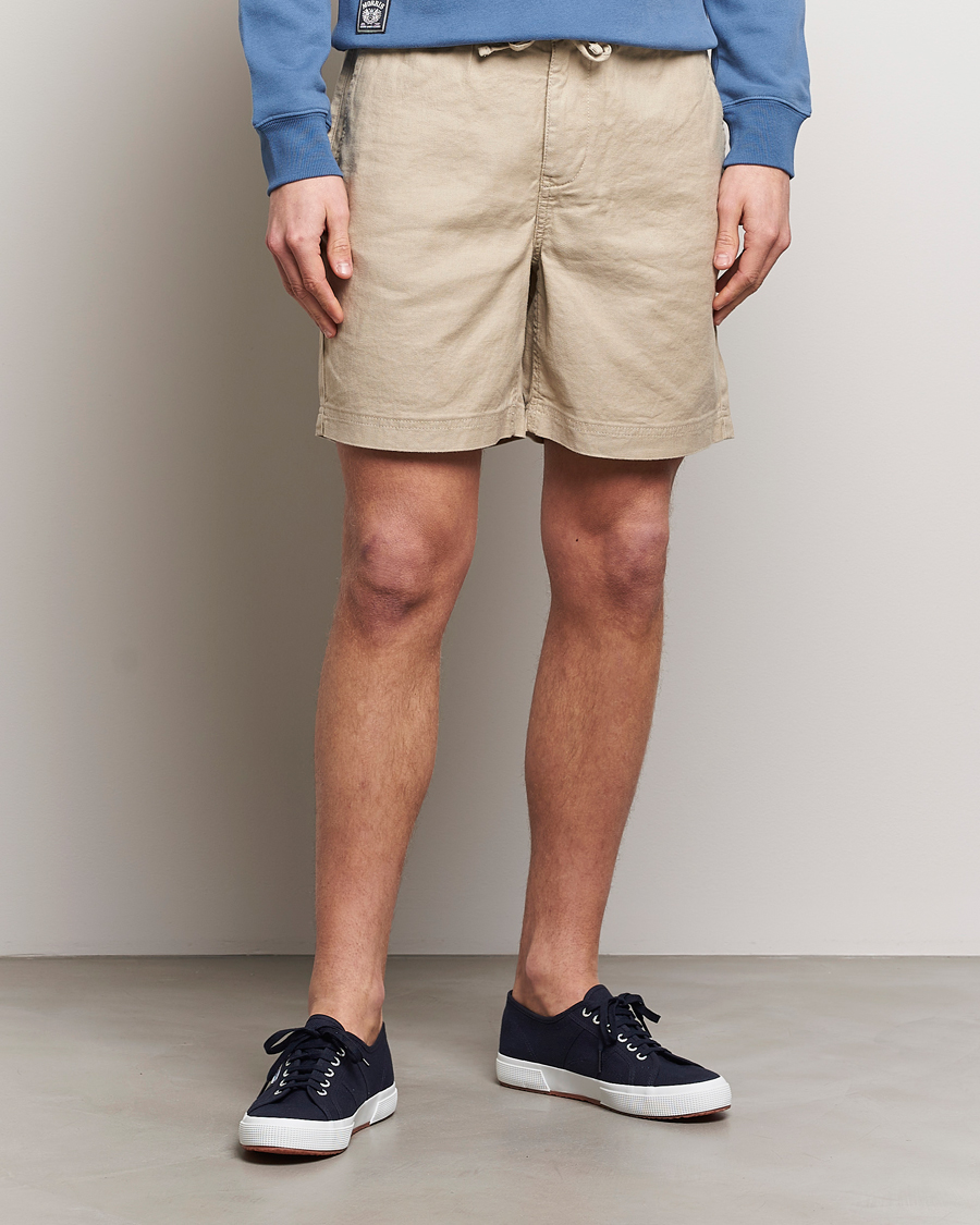 Herre |  | Morris | Fenix Linen Shorts Khaki