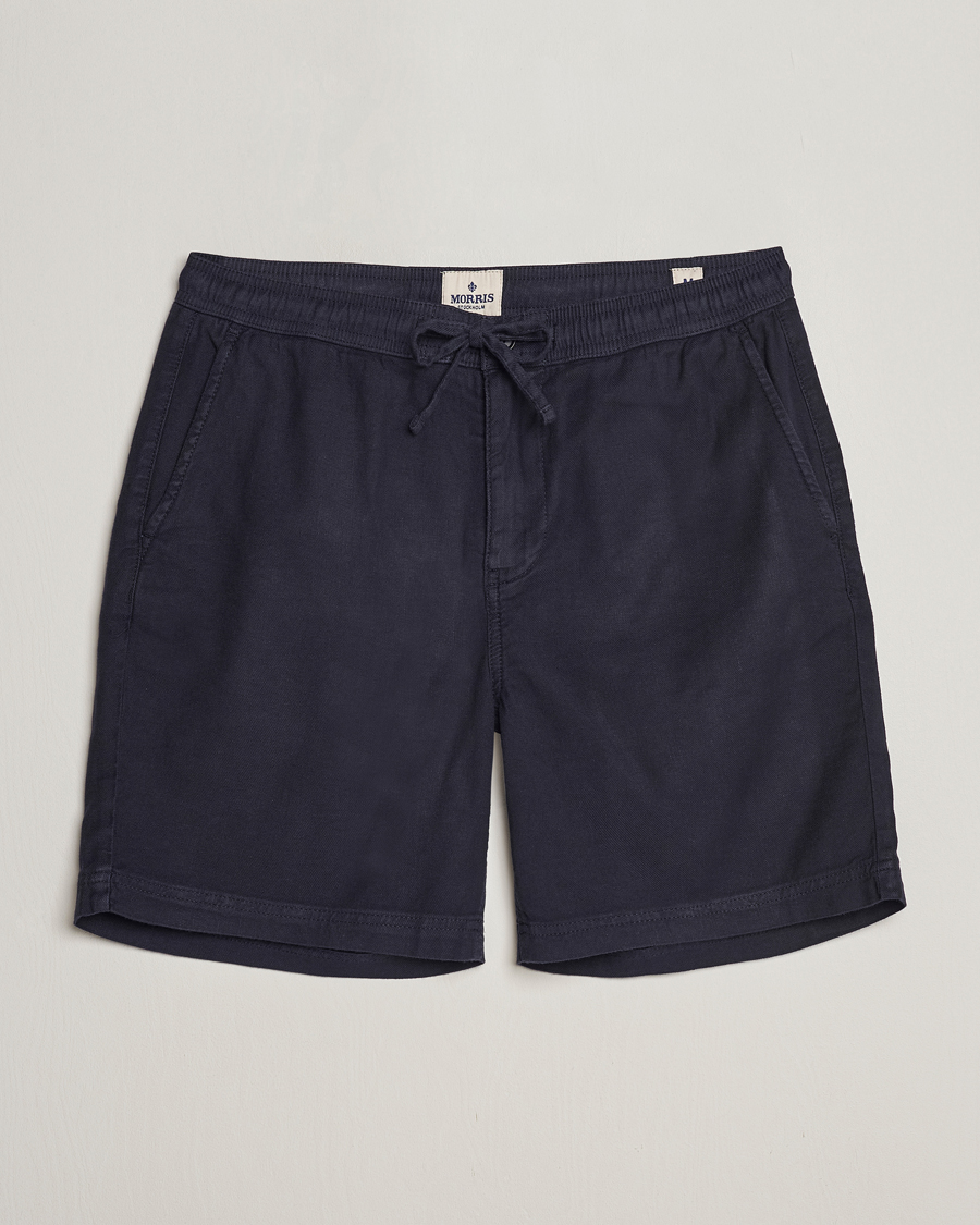 Herr |  | Morris | Fenix Linen Shorts Navy