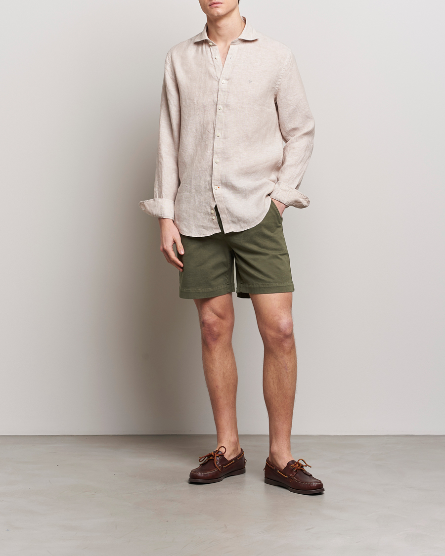 Herre | Shorts | Morris | Jeffrey Short Chino Shorts Olive
