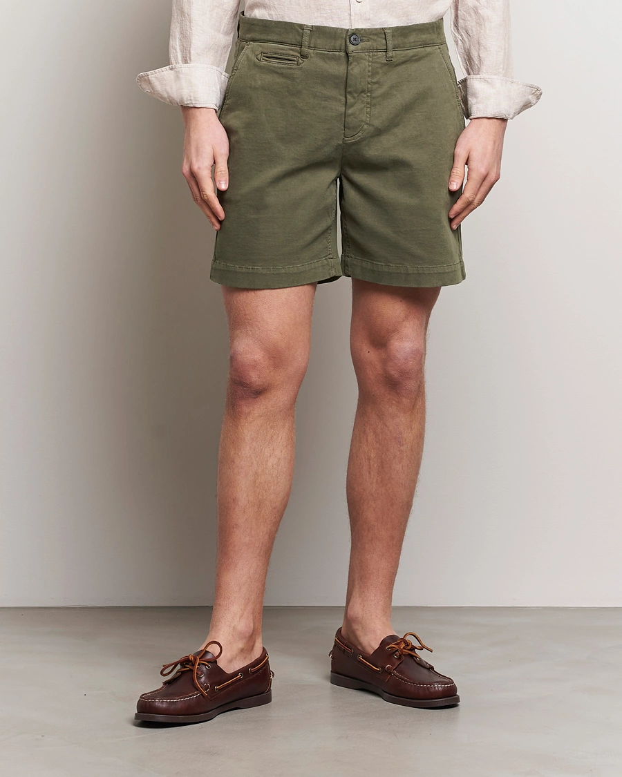 Herre | Chino shorts | Morris | Jeffrey Short Chino Shorts Olive