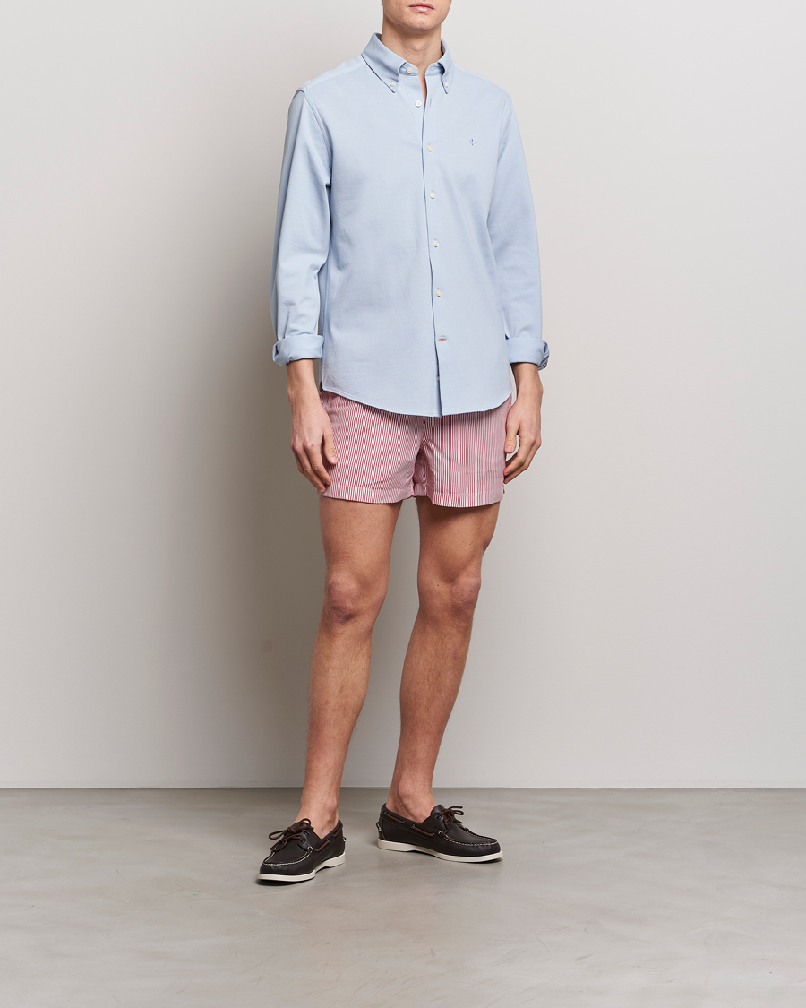 Herre | Badebukser | Morris | Stripe Bathing Trunks Cerise