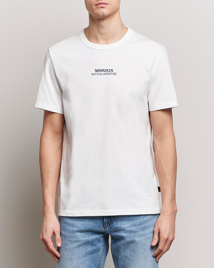 Herre | T-Shirts | Morris | Archie T-Shirt Off White