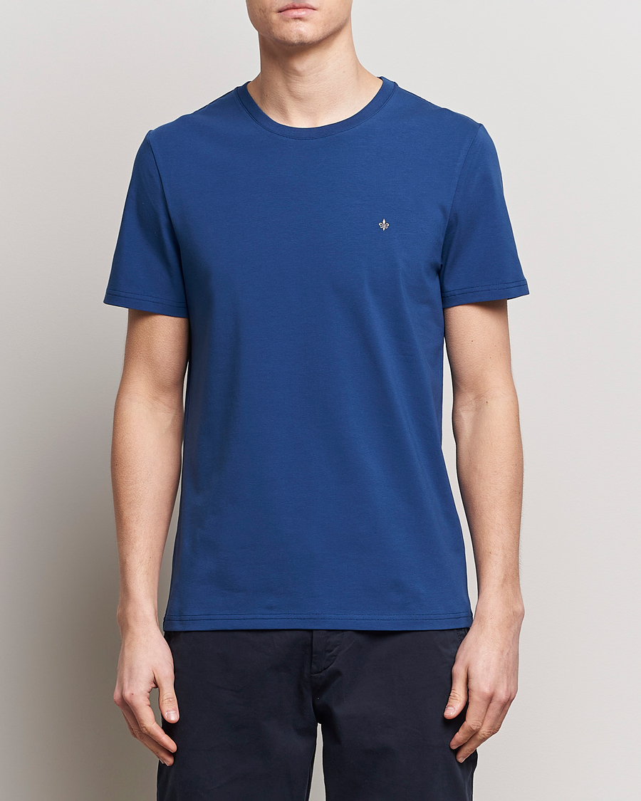 Herre | Loyalitetstilbud | Morris | James Crew Neck T-Shirt Blue