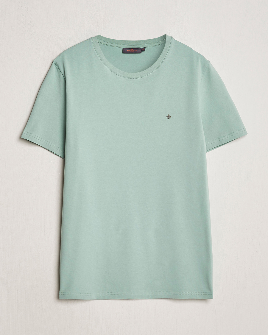 Herre | T-Shirts | Morris | James Crew Neck T-Shirt Light Green
