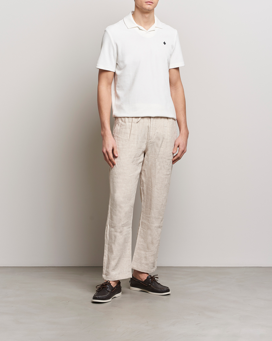 Herre | Polotrøjer | Morris | Delon Terry Jersey Polo Off White