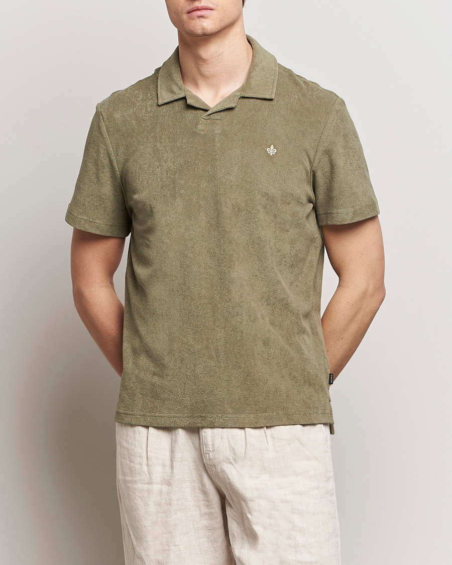 Herre | Kortærmede polotrøjer | Morris | Delon Terry Jersey Polo Olive