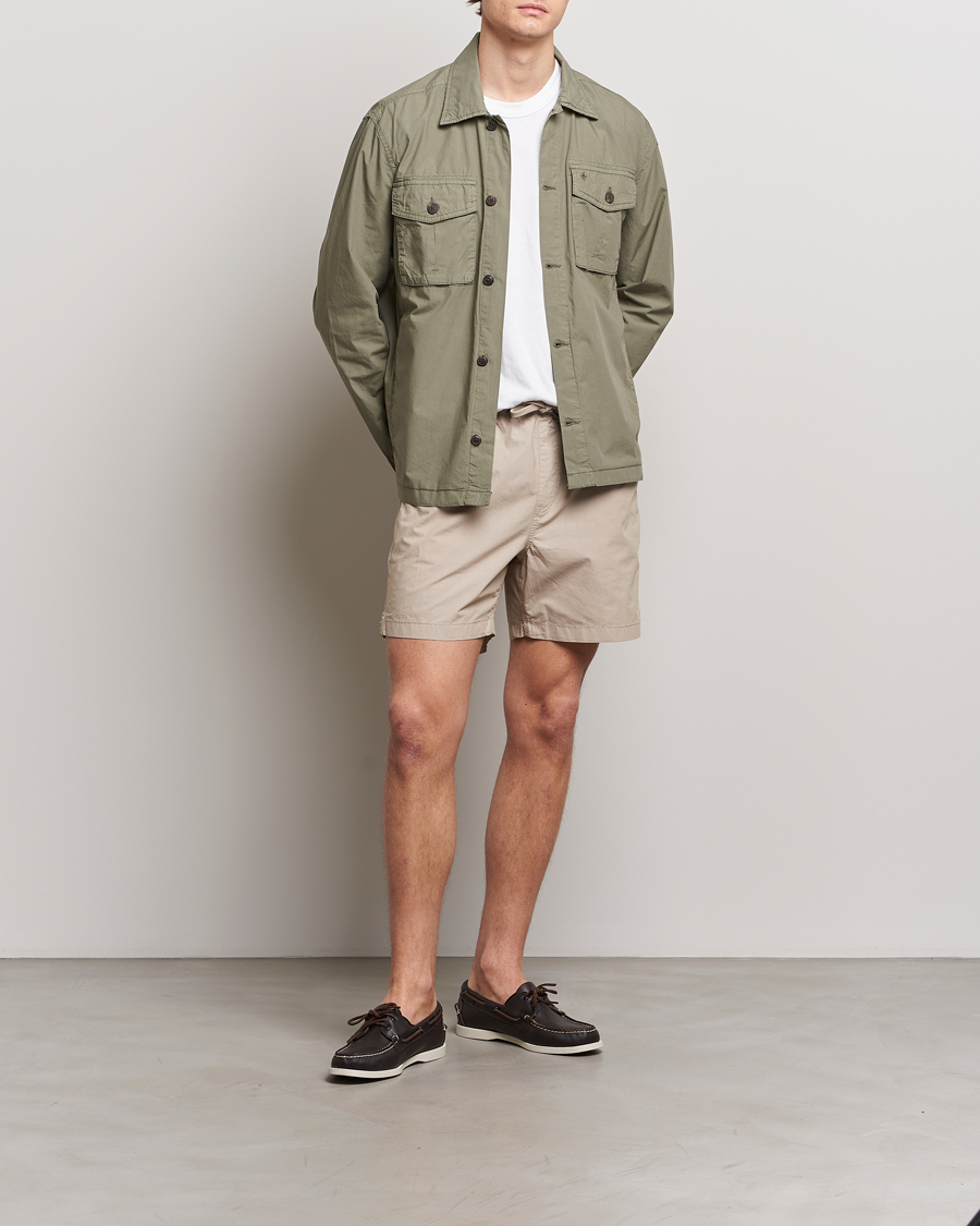 Herre | Jakker | Morris | Harrison Cotton Shirt Jacket Green